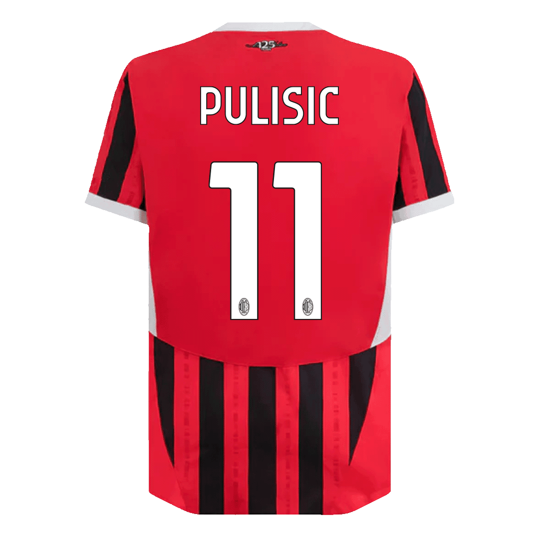 PULISIC #11 AC Milan Home Authentic Soccer Jersey 2024/25