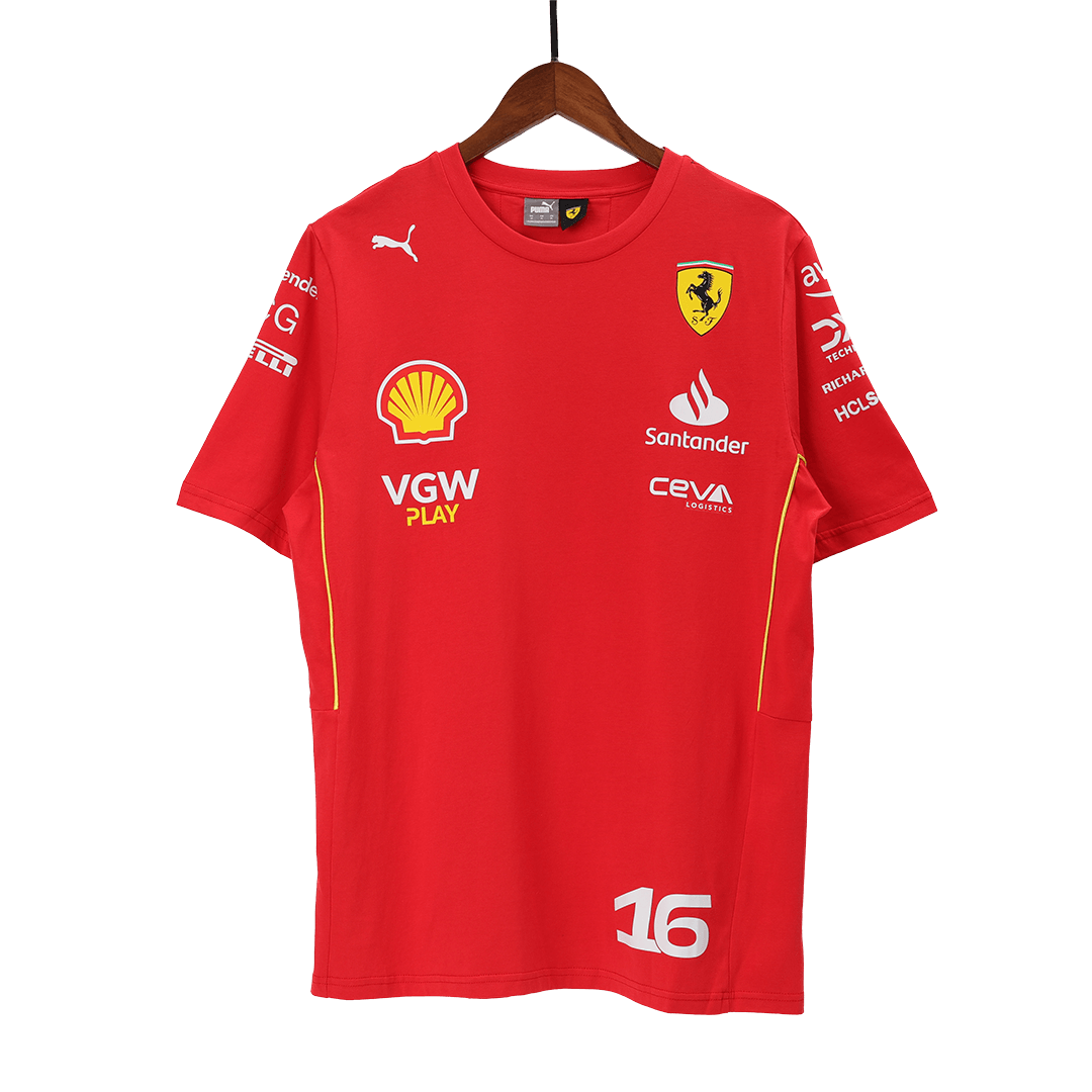Charles Leclerc #16 Ferrari F1 Racing Team Shirt 2024