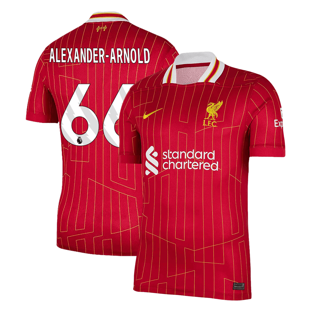 ALEXANDER-ARNOLD #66 Liverpool Home Soccer Jersey 2024/25