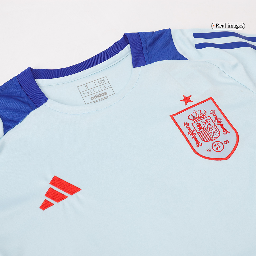 Spain Pre-Match Soccer Jersey EURO 2024 Blue