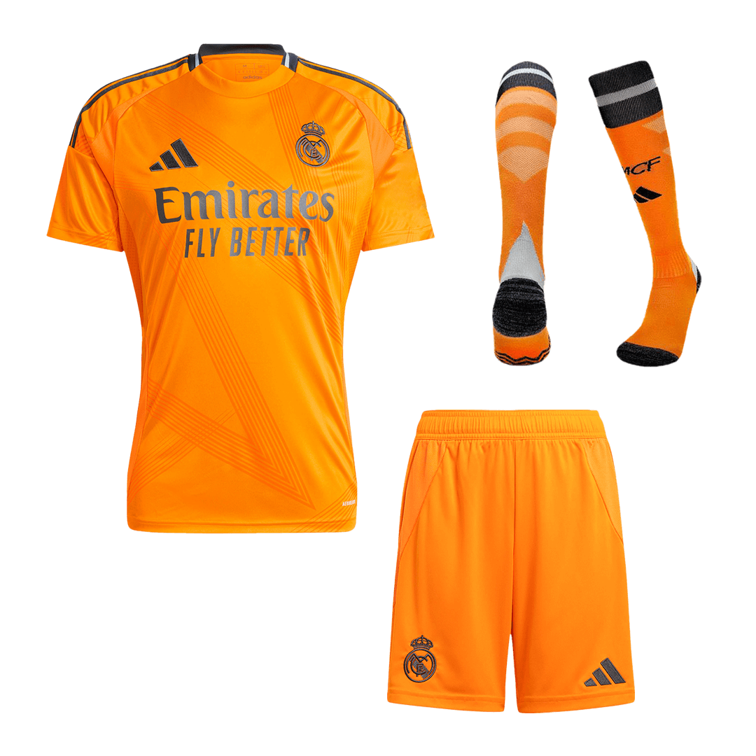 Real Madrid Away Soccer Jersey Kit(Jersey+Shorts+Socks) 2024/25