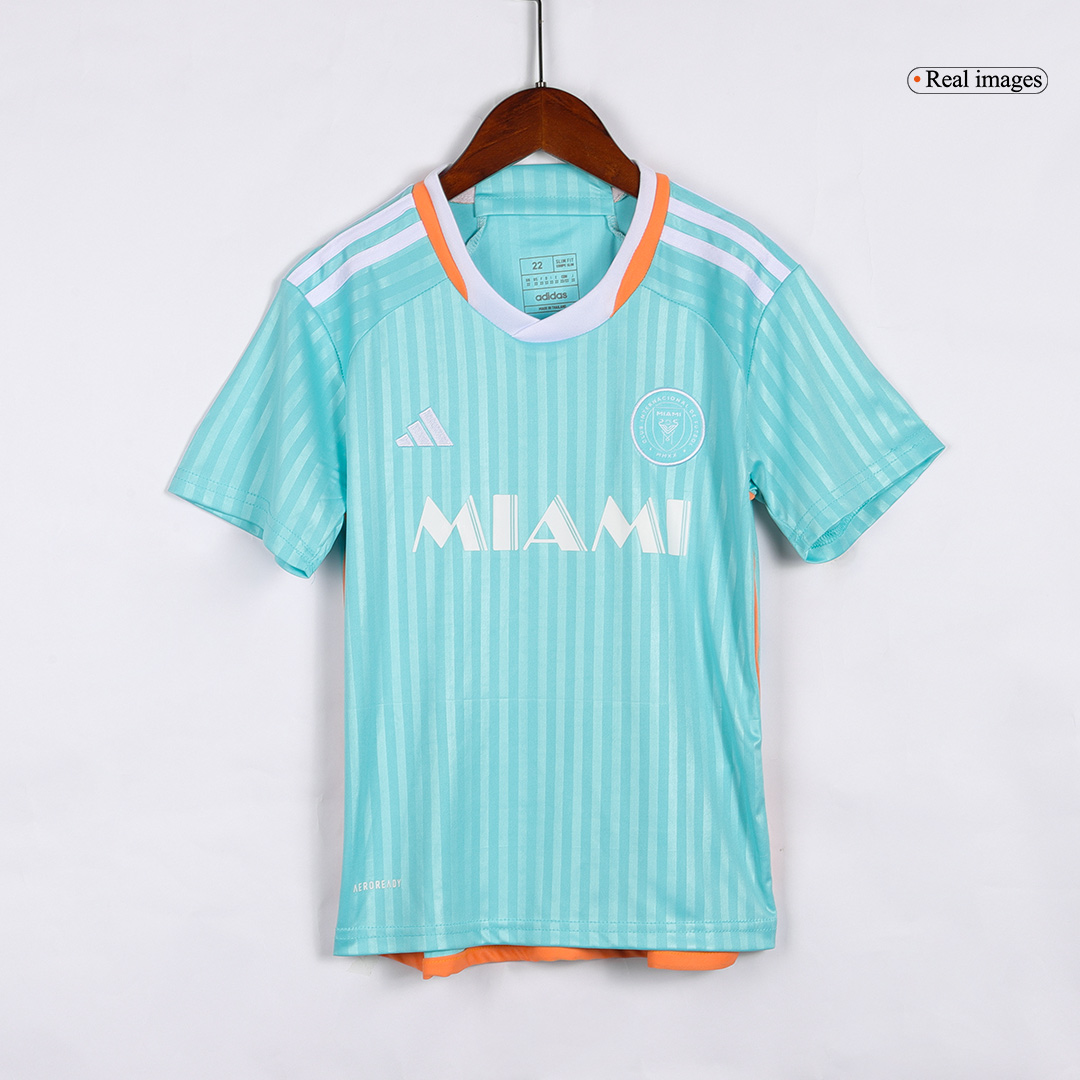 Inter Miami CF Third Away Kids Soccer Jerseys Kit 2024