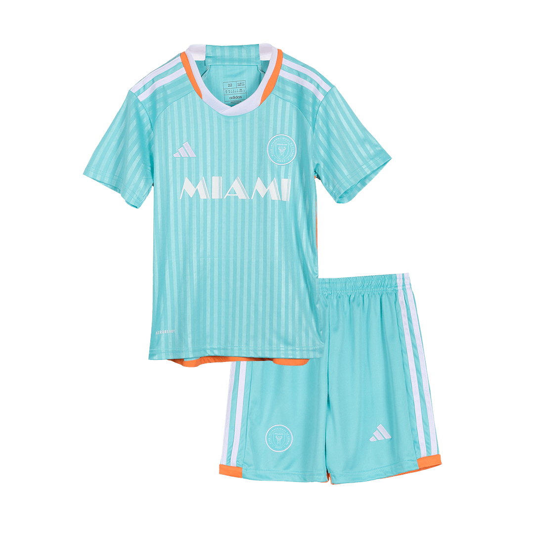 Inter Miami CF Third Away Kids Soccer Jerseys Kit 2024