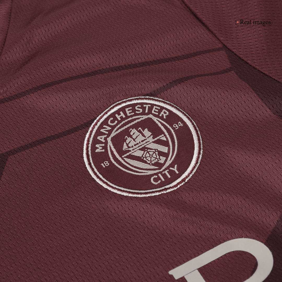 Manchester City Third Away Kids Soccer Jerseys Kit 2024/25