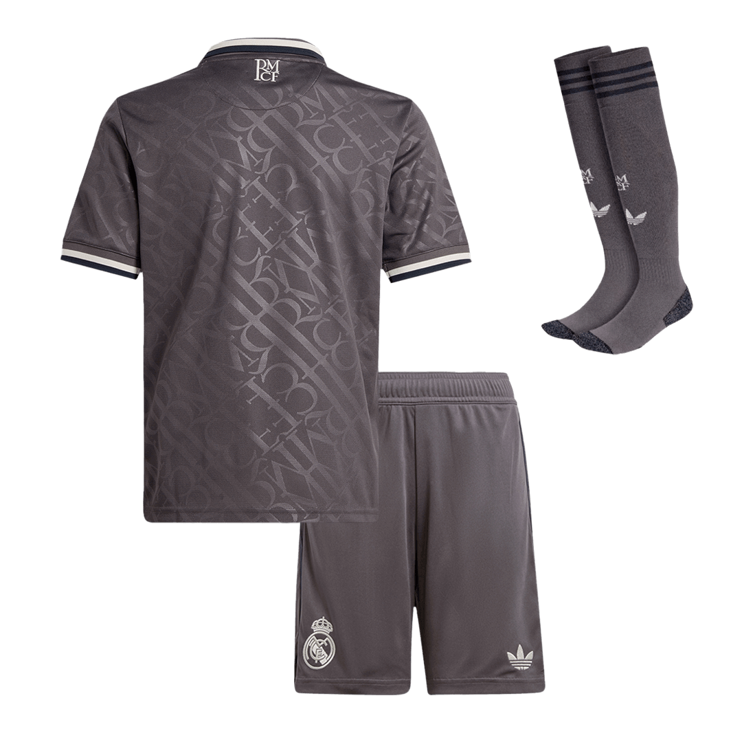 Real Madrid Third Away Kids Soccer Jerseys Full Kit 2024/25
