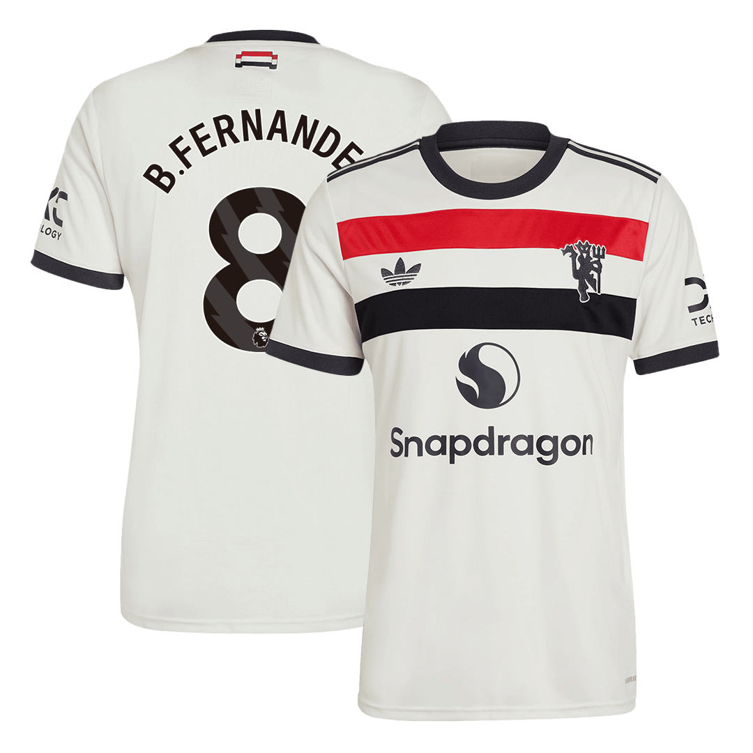 B.FERNANDES #8 Manchester United Third Away Soccer Jersey 2024/25