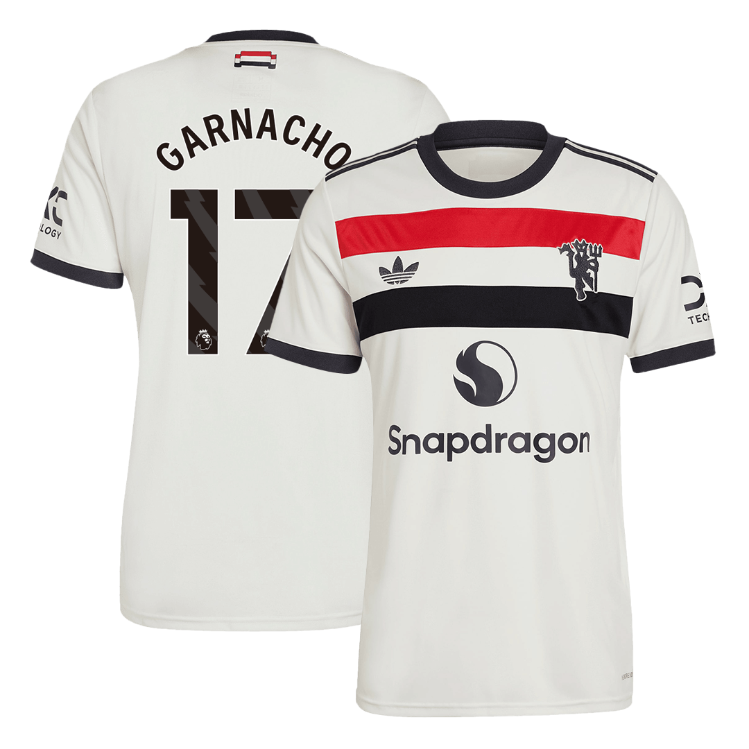GARNACHO #17 Manchester United Third Away Soccer Jersey 2024/25