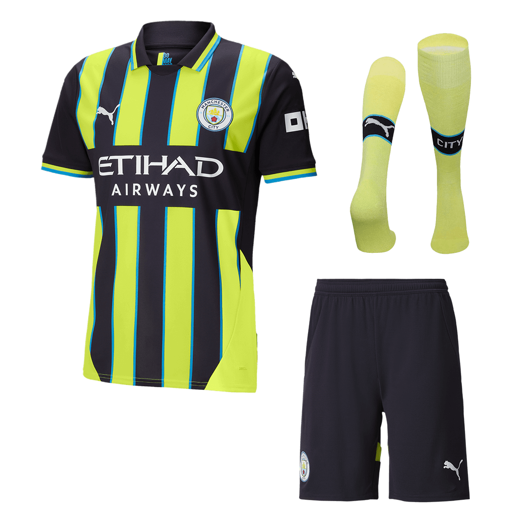 Manchester City Away Jerseys Full Kit 2024/25