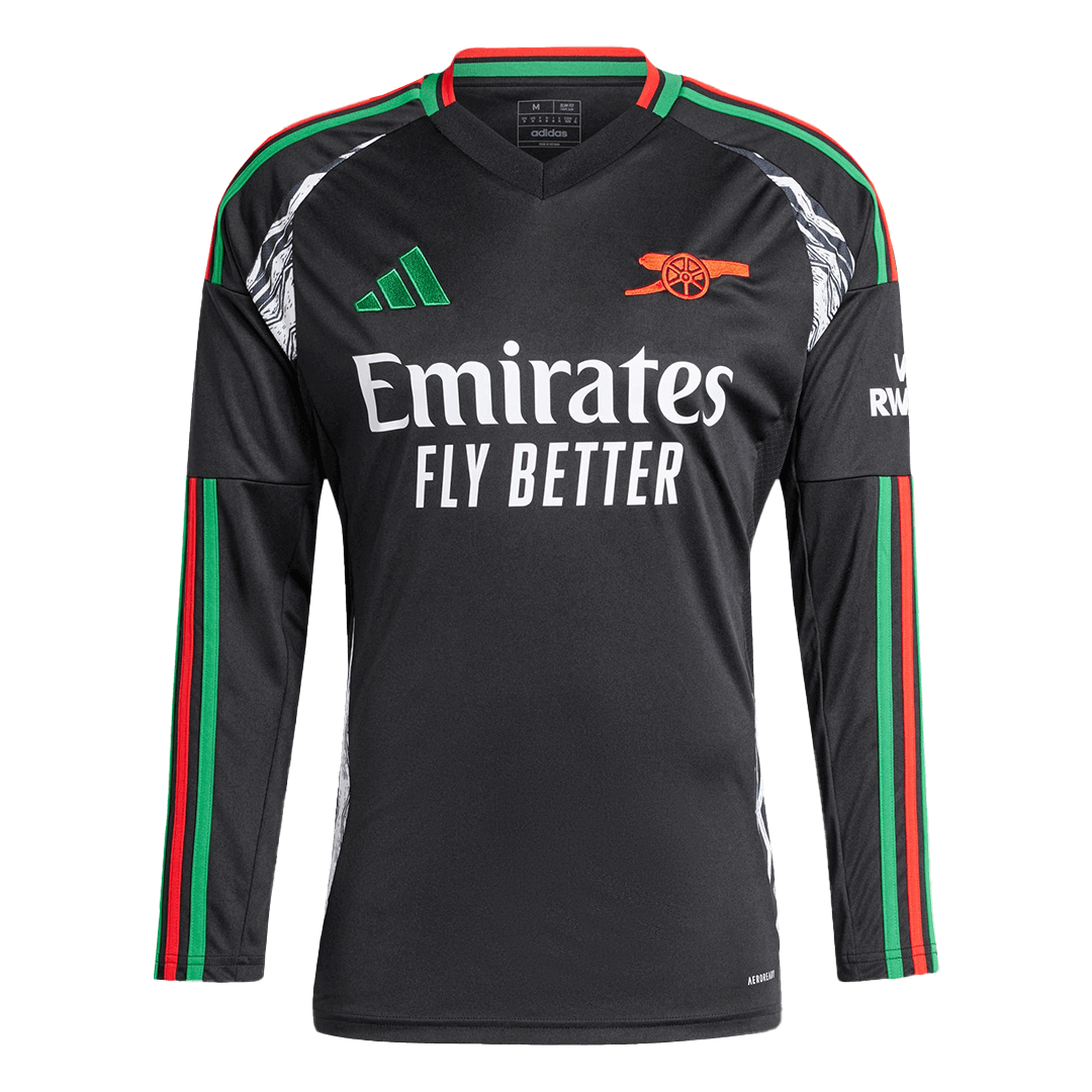 Arsenal Away Long Sleeve Soccer Jersey 2024/25