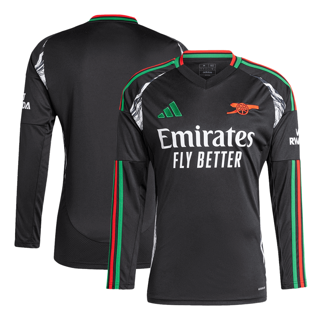 Arsenal Away Long Sleeve Soccer Jersey 2024/25