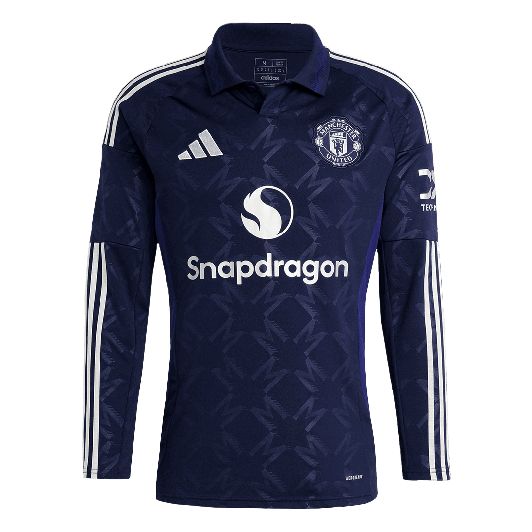 Manchester United Away Long Sleeve Soccer Jersey 2024/25
