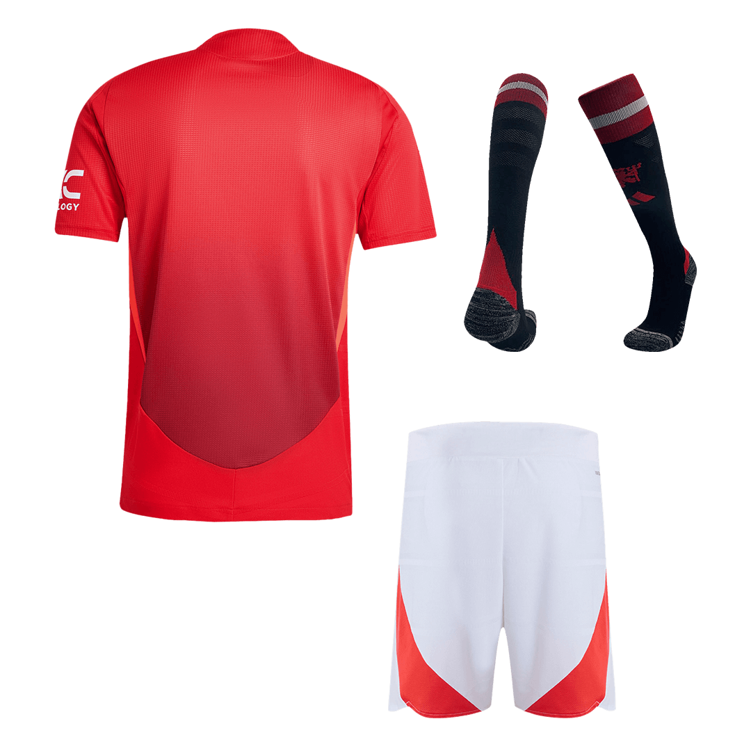 Manchester United Home Authentic Jerseys Full Kit 2024/25
