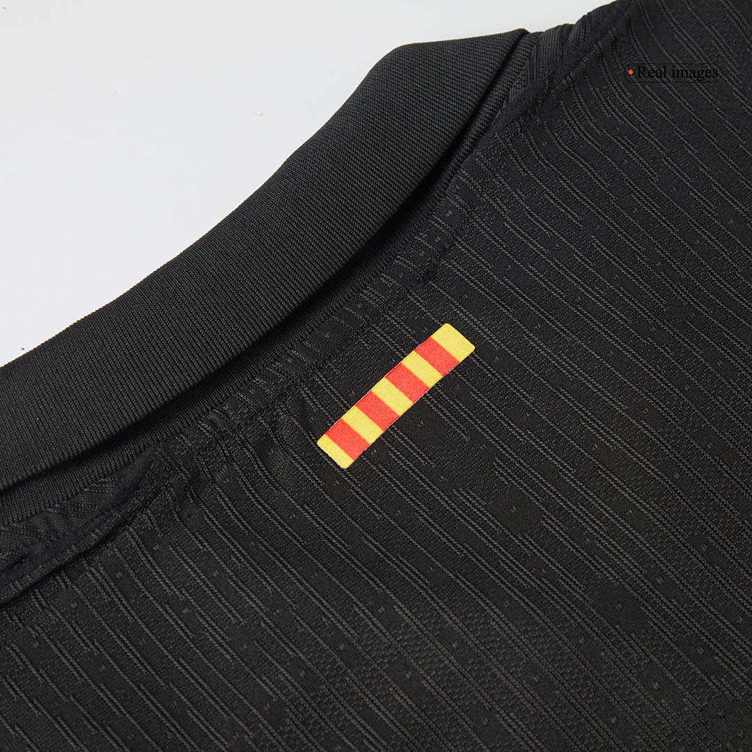 Barcelona Away Authentic Soccer Jersey 2024/25 - Spotify Logo Without Text