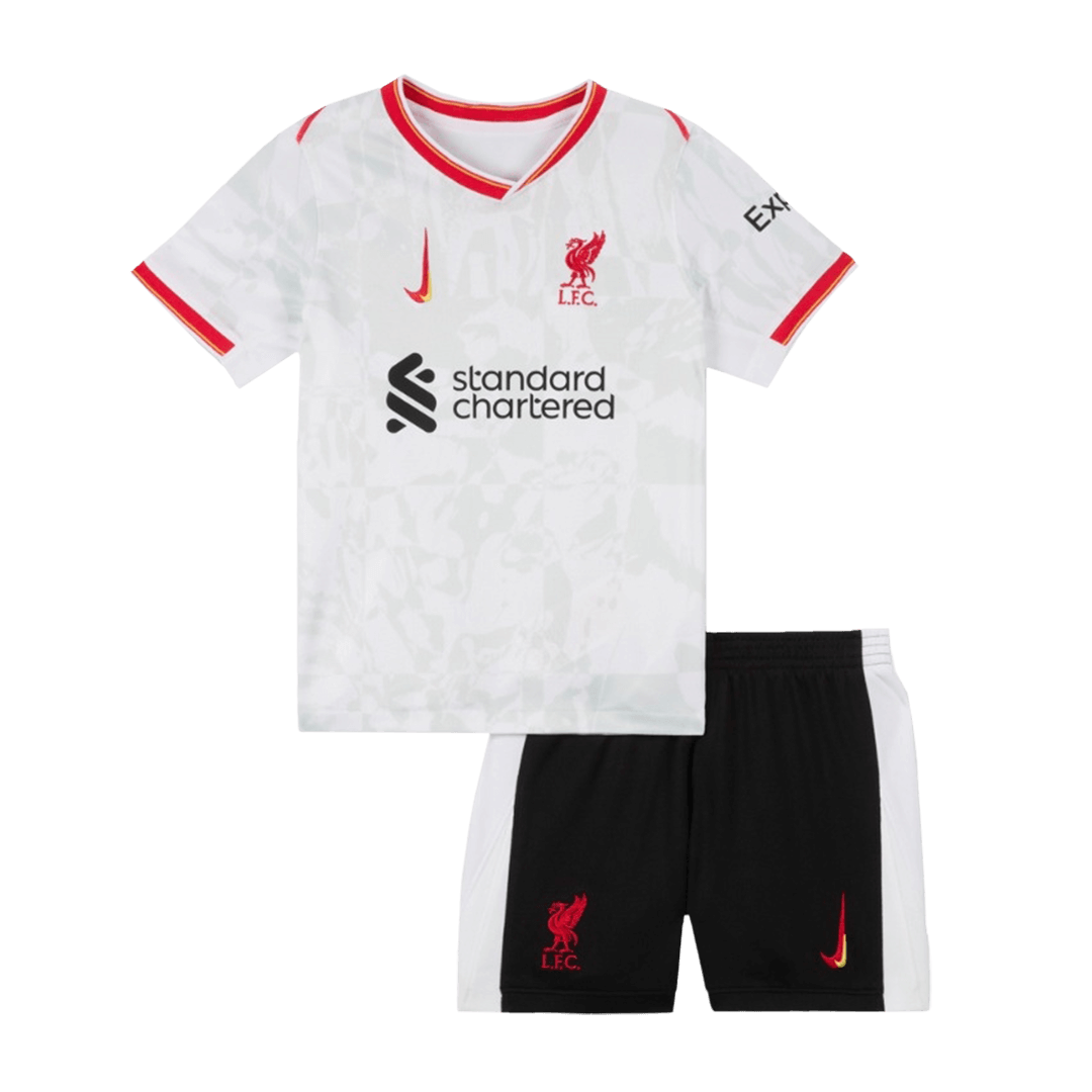 Liverpool Third Away Kids Soccer Jerseys Kit 2024/25