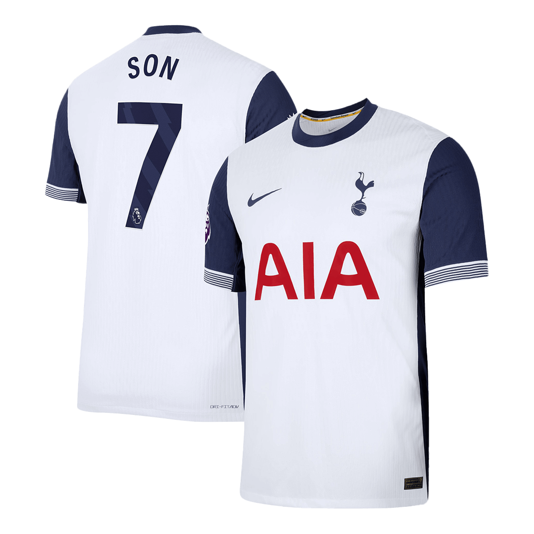 SON #7 Tottenham Hotspur Home Authentic Soccer Jersey 2024/25