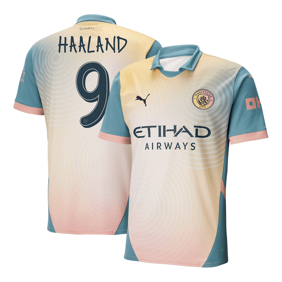 HAALAND #9 Manchester City Fourth Away Soccer Jersey 2024/25 - Definitely City
