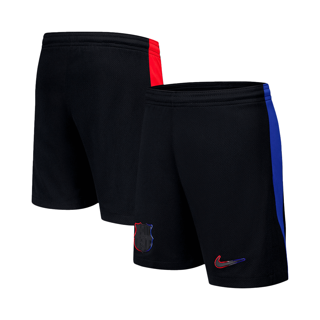 Barcelona Away Jerseys Full Kit 2024/25 - Spotify Logo Without Text