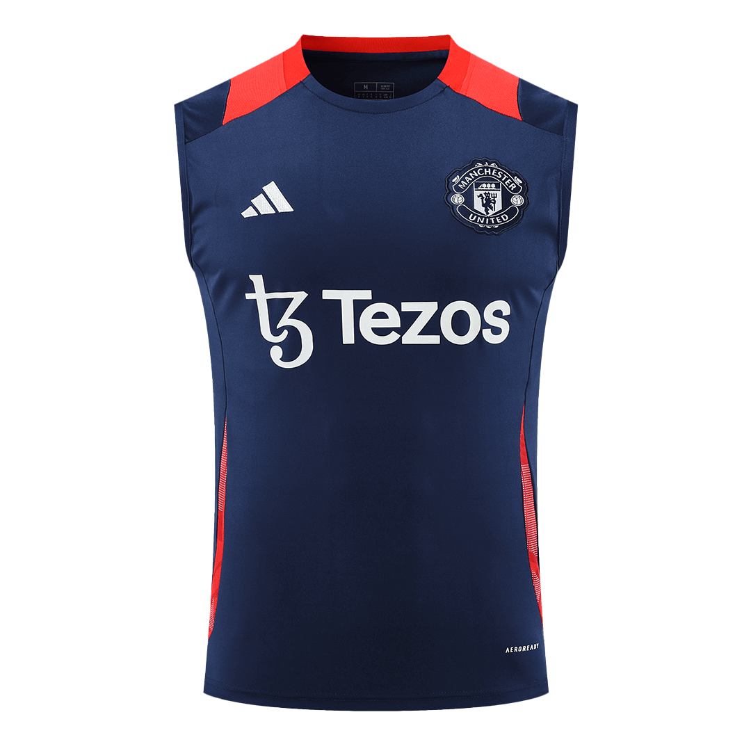 Manchester United Pre-Match Sleeveless Top 2024/25 Navy