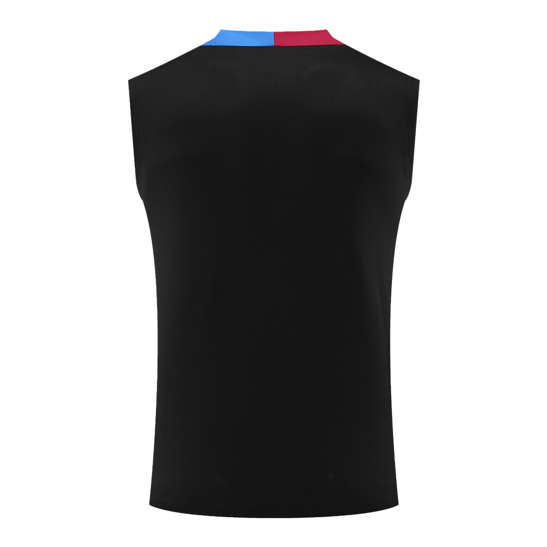 Barcelona Pre-Match Sleeveless Top 2024/25 Black