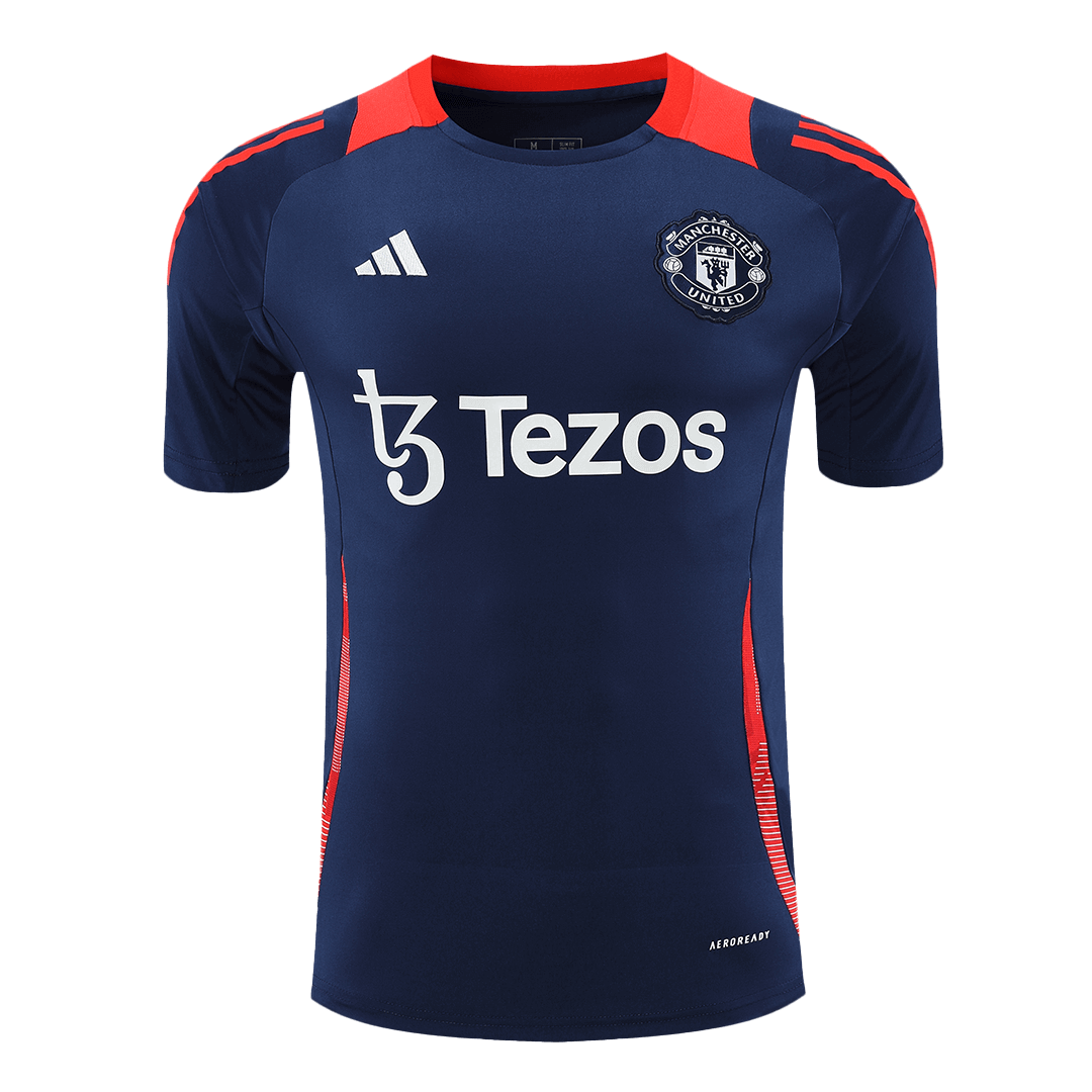 Manchester United Pre-Match Soccer Jersey 2024/25 Navy