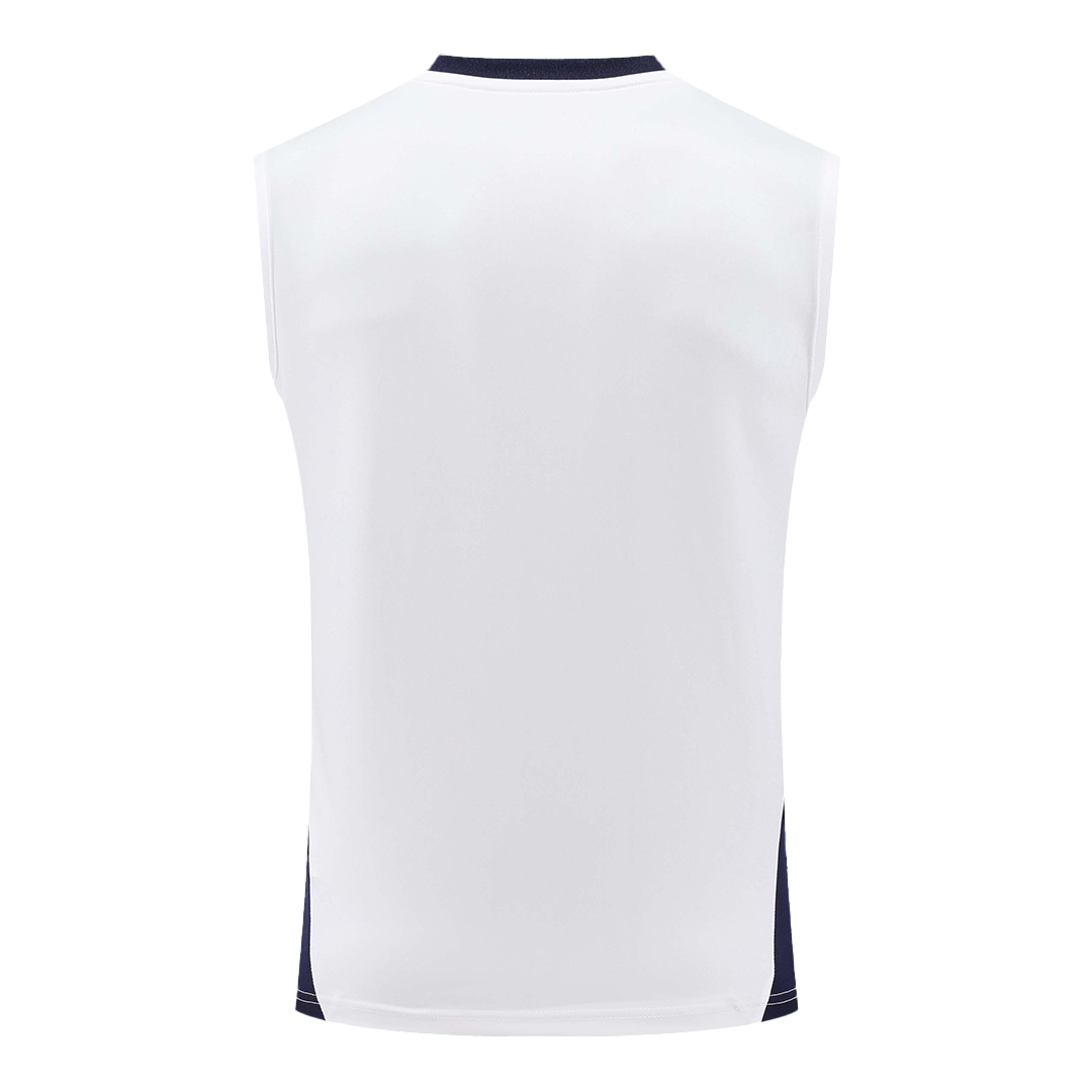 Real Madrid Pre-Match Sleeveless Top 2024/25 White