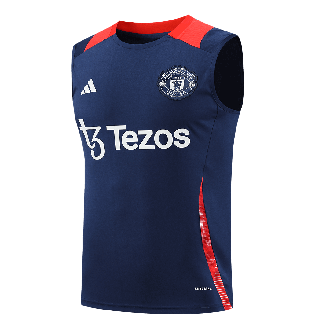 Manchester United Pre-Match Sleeveless Top 2024/25 Navy