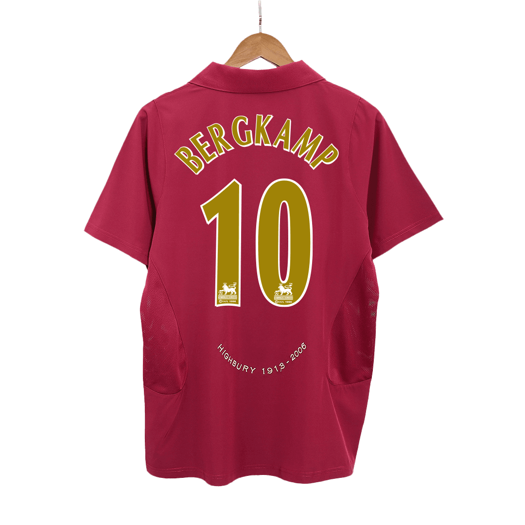 BERGKAMP #10 Arsenal Home Soccer Jersey 2005/06