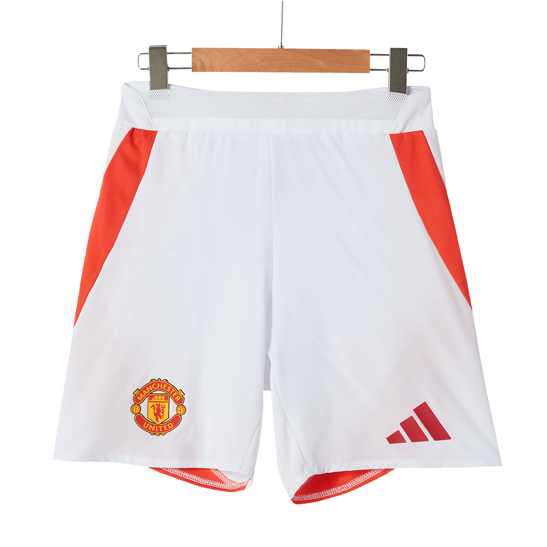 Manchester United Home Authentic Soccer Shorts 2024/25