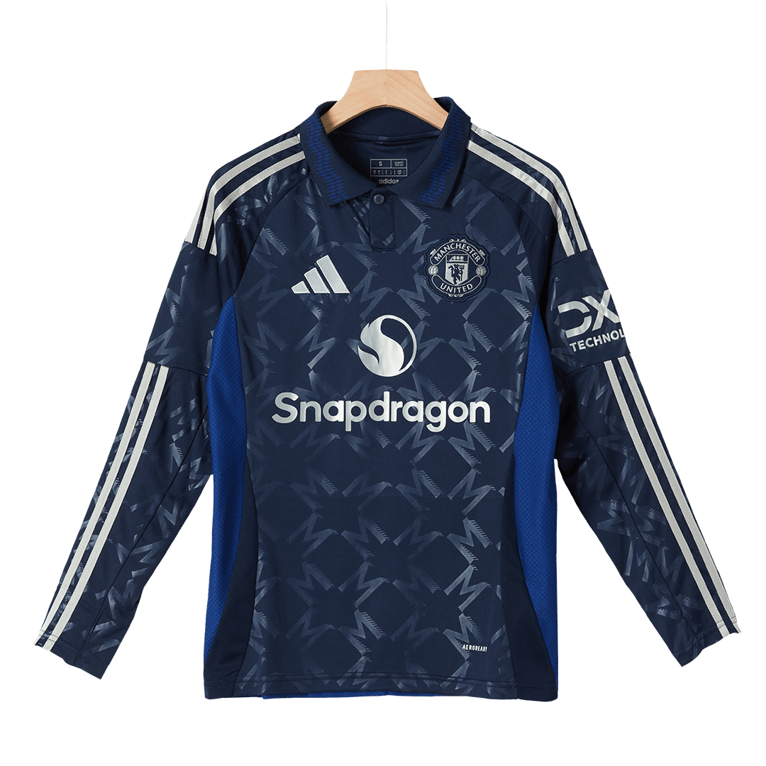 Manchester United Away Long Sleeve Soccer Jersey 2024/25