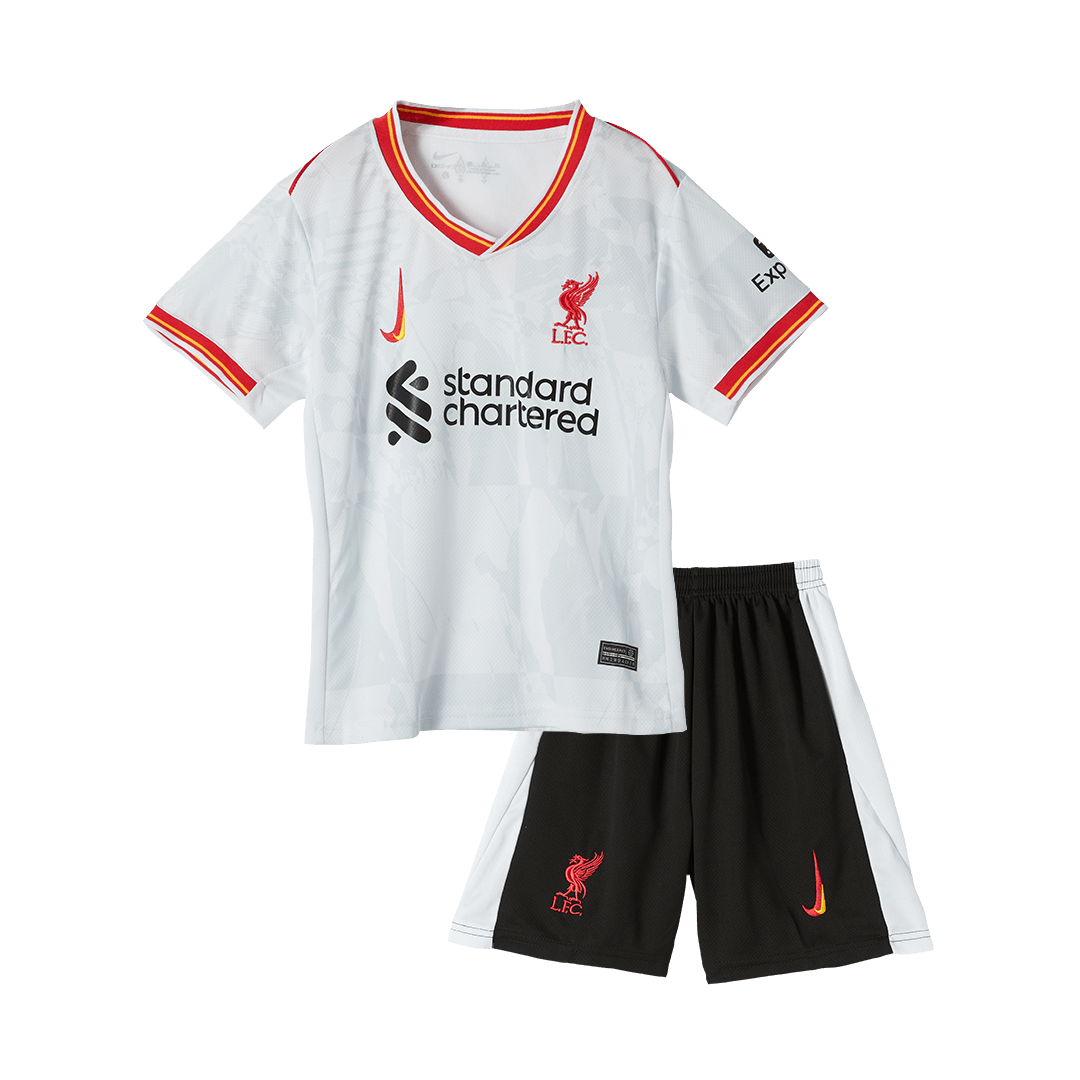 Liverpool Third Away Kids Soccer Jerseys Kit 2024/25
