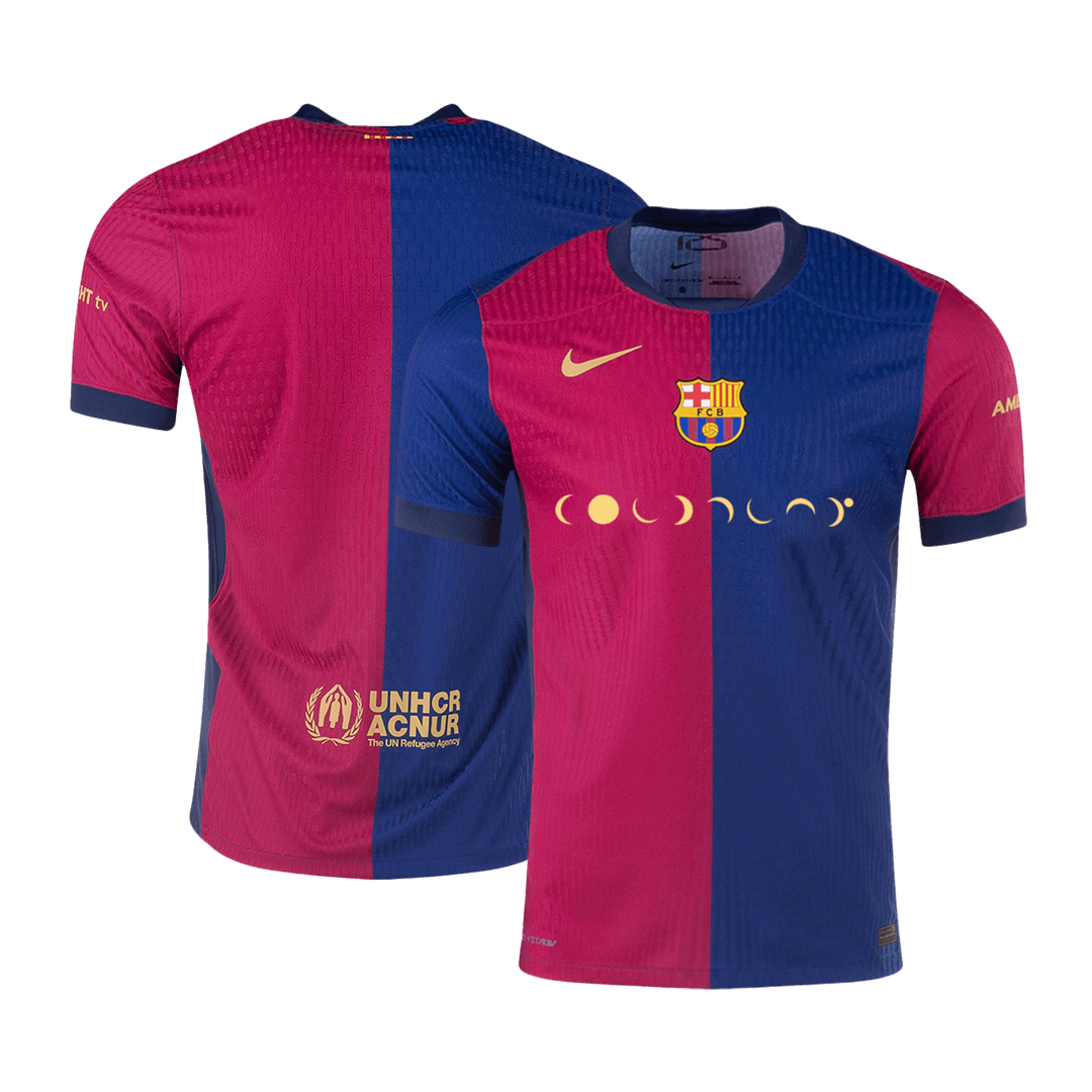 Barcelona Home Authentic Soccer Jersey 2024/25 - COLDPLAY