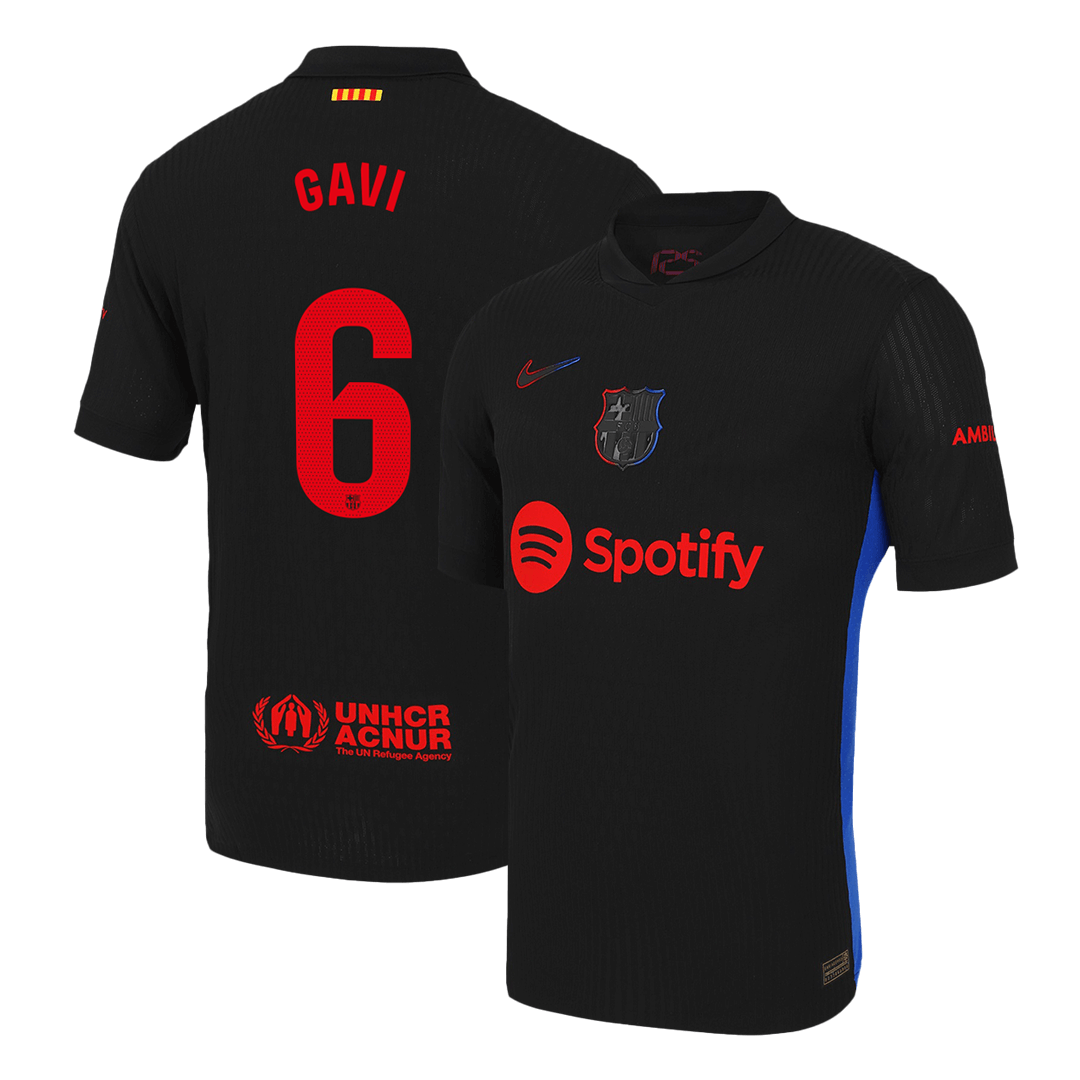 GAVI #6 Barcelona Away Authentic Soccer Jersey 2024/25