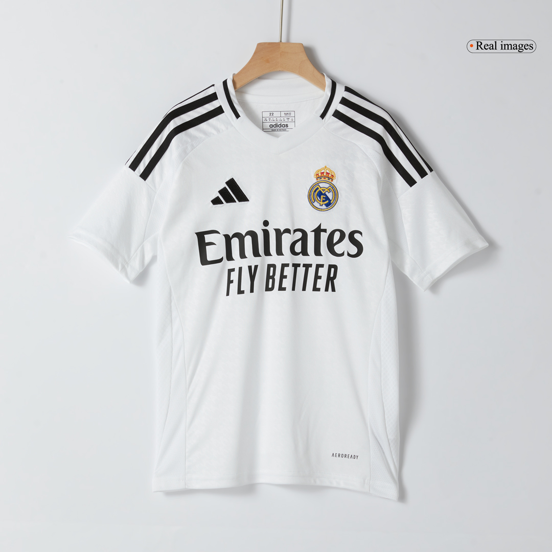 Real Madrid Home Kids Soccer Jerseys Kit 2024/25