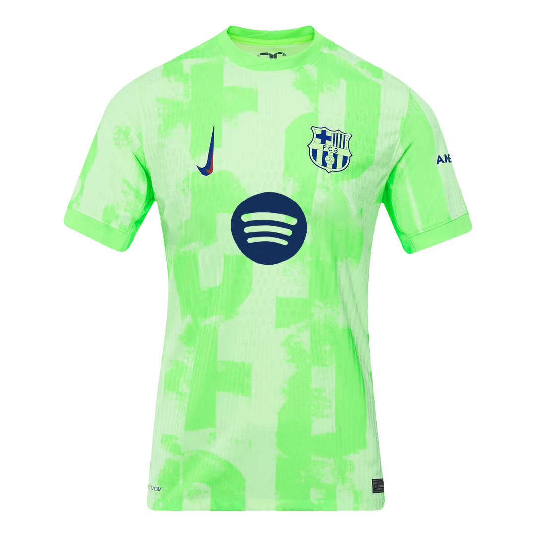 Barcelona Third Away Authentic Soccer Jersey 2024/25 -（Spotify Logo Without Text）