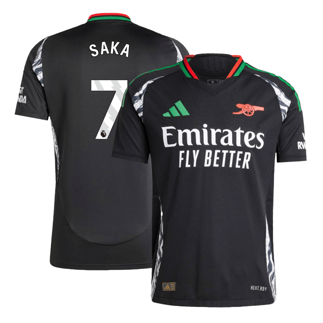 SAKA #7 Arsenal Away Authentic Soccer Jersey 2024/25