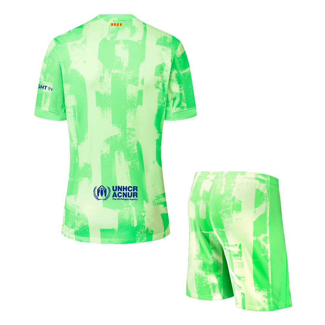 Barcelona Third Away Jerseys Kit 2024/25 - (Spotify Logo Without Text)