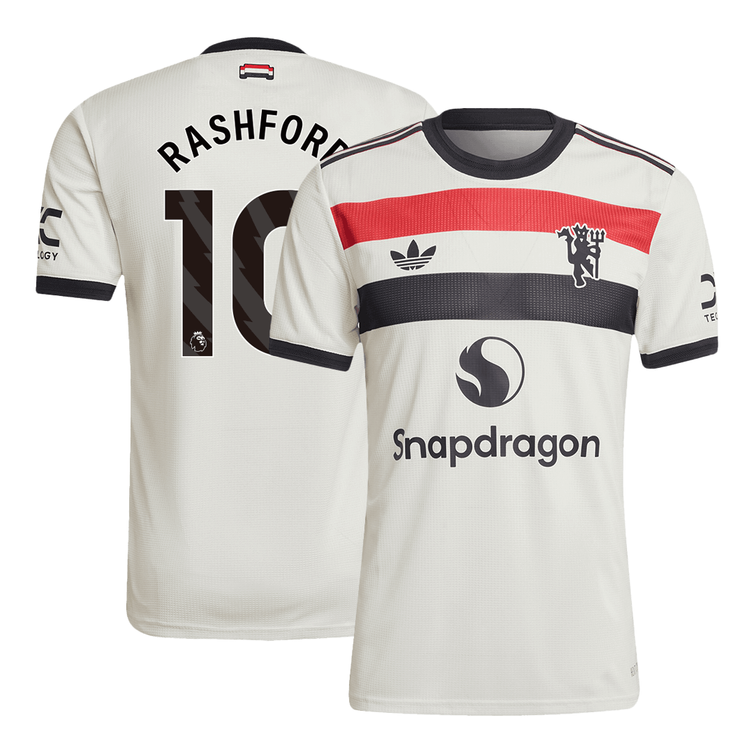 RASHFORD #10 Manchester United Third Away Authentic Soccer Jersey 2024/25