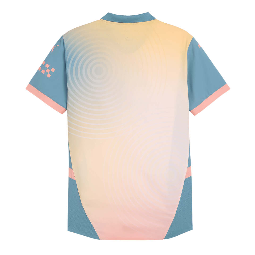 Manchester City Fourth Away Authentic Soccer Jersey 2024/25- Definitely City (UCL)