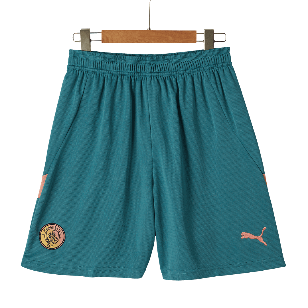 Manchester City Fourth Away Soccer Shorts 2024/25 - UCL