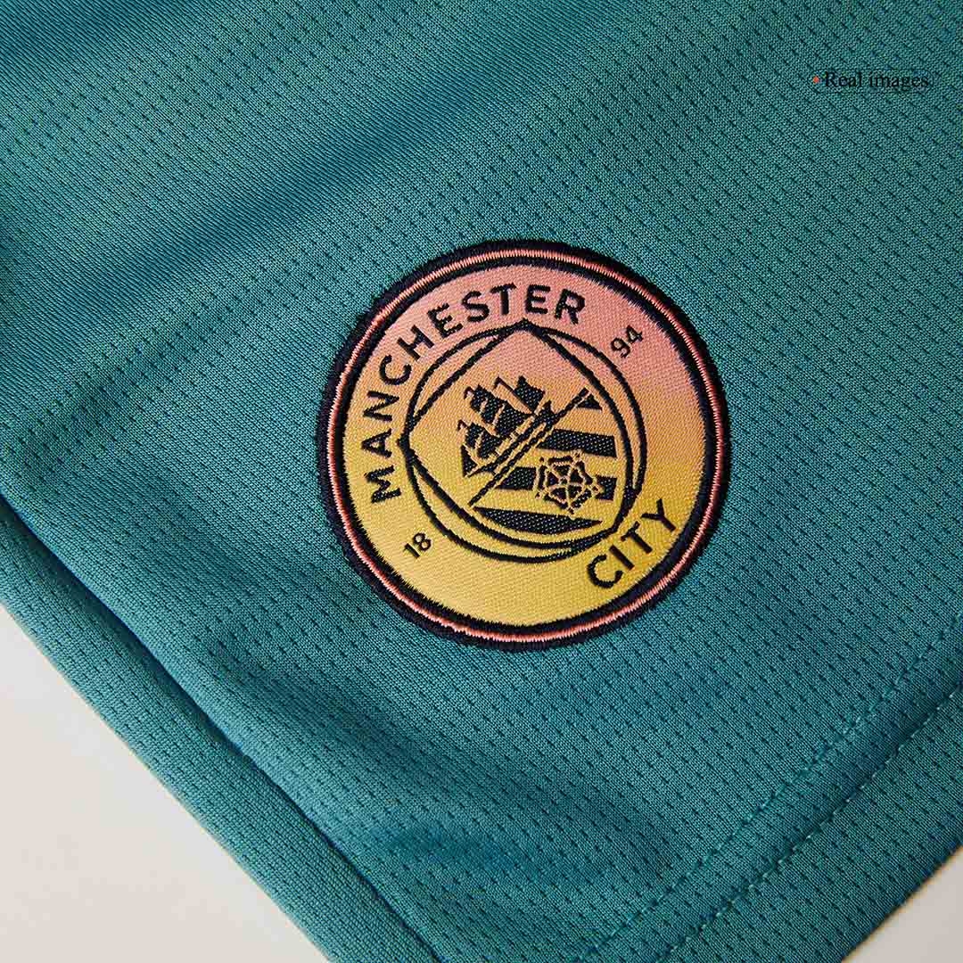 Manchester City Fourth Away Soccer Shorts 2024/25 - UCL
