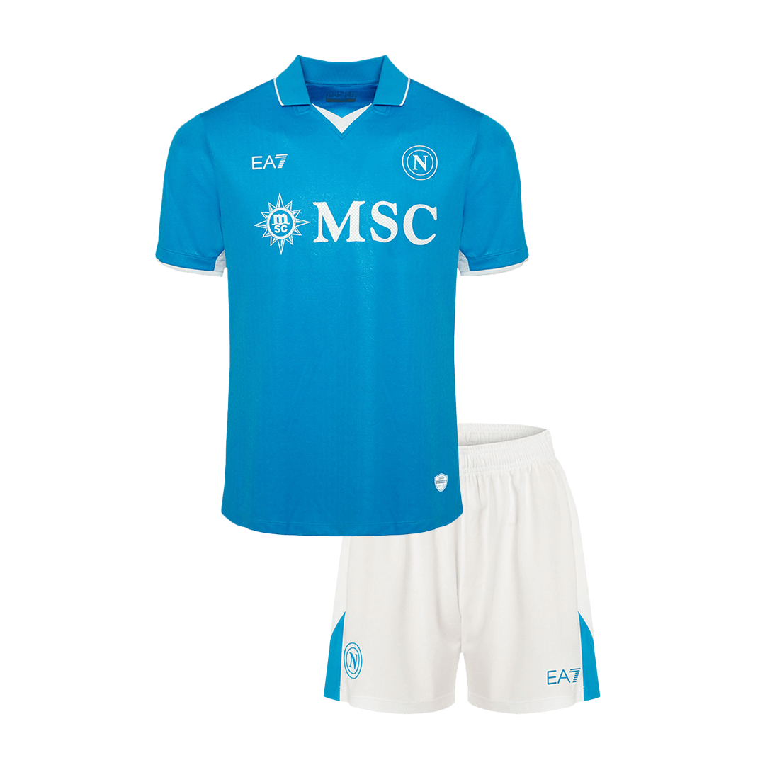 Napoli Home Kids Soccer Jerseys Kit 2024/25