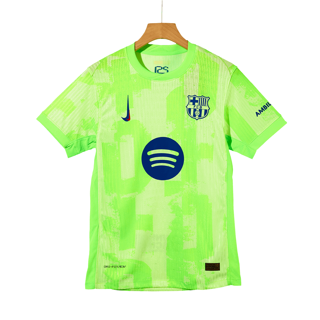 Barcelona Third Away Authentic Soccer Jersey 2024/25 -(Spotify Logo Without Text)