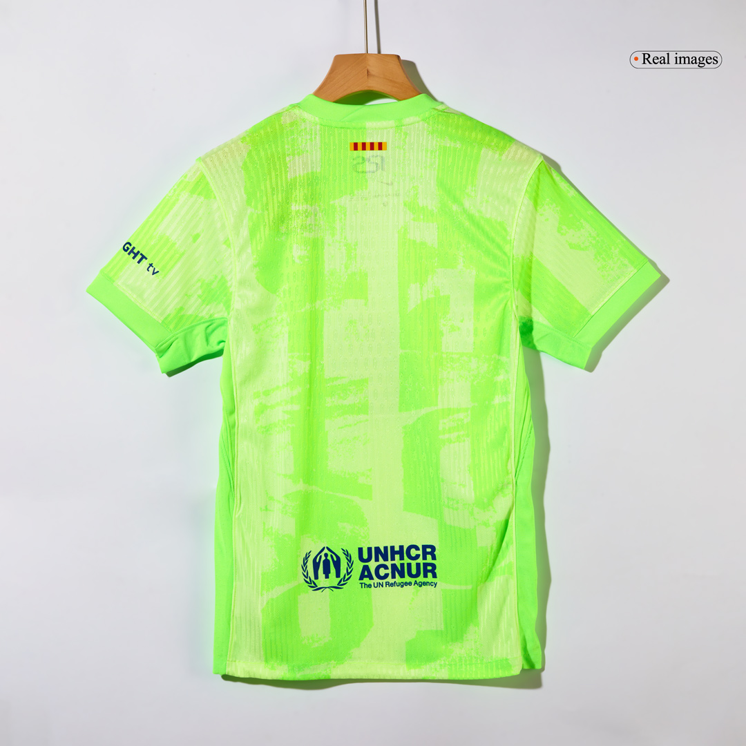 Barcelona Third Away Authentic Soccer Jersey 2024/25 -(Spotify Logo Without Text)