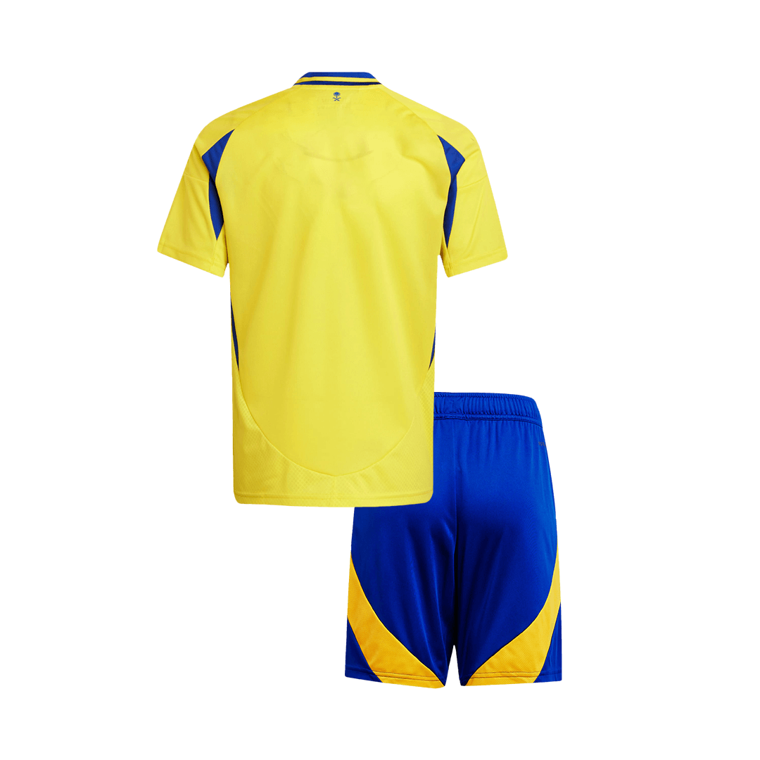 Al Nassr Home Kids Soccer Jerseys Kit 2024/25