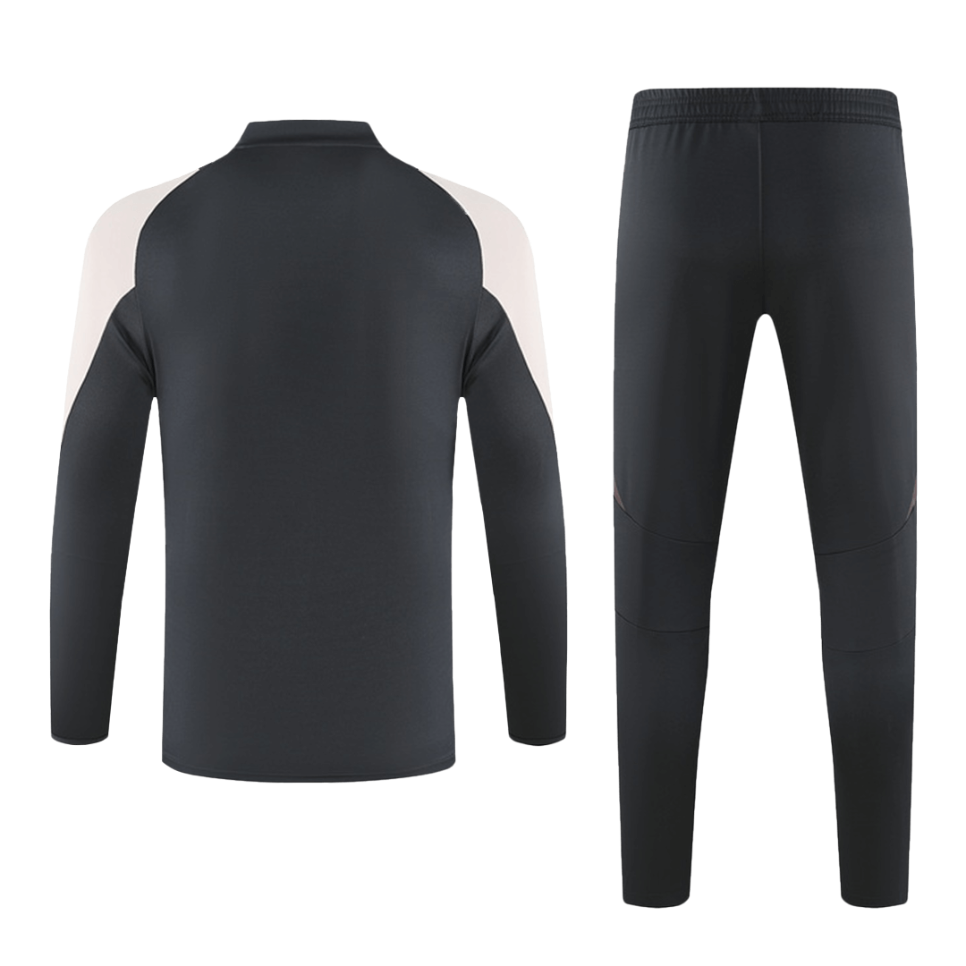 Real Madrid 1/4 Zip Tracksuit 2024/25 Gray