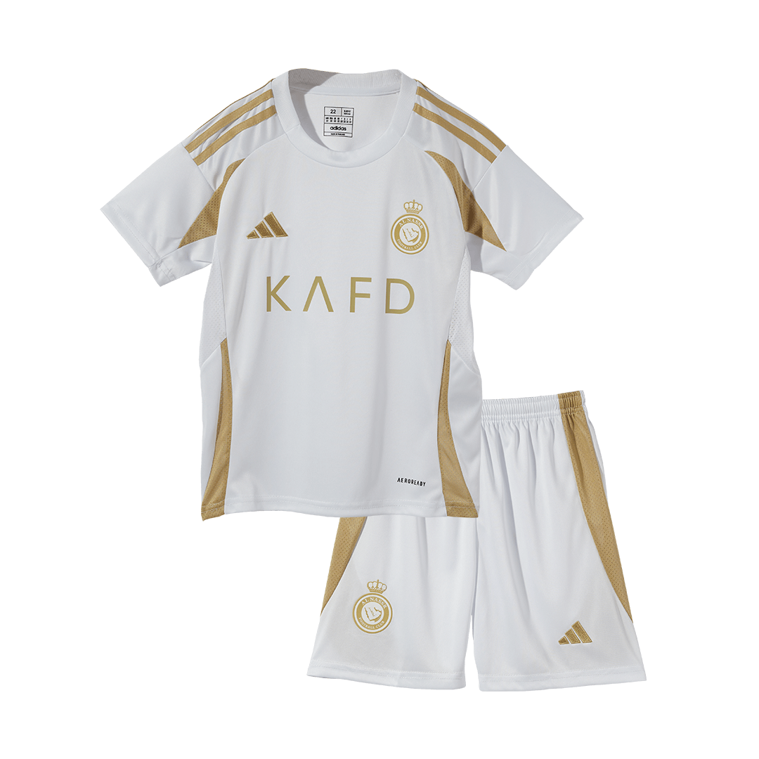 Al Nassr Third Away Kids Soccer Jerseys Kit 2024/25