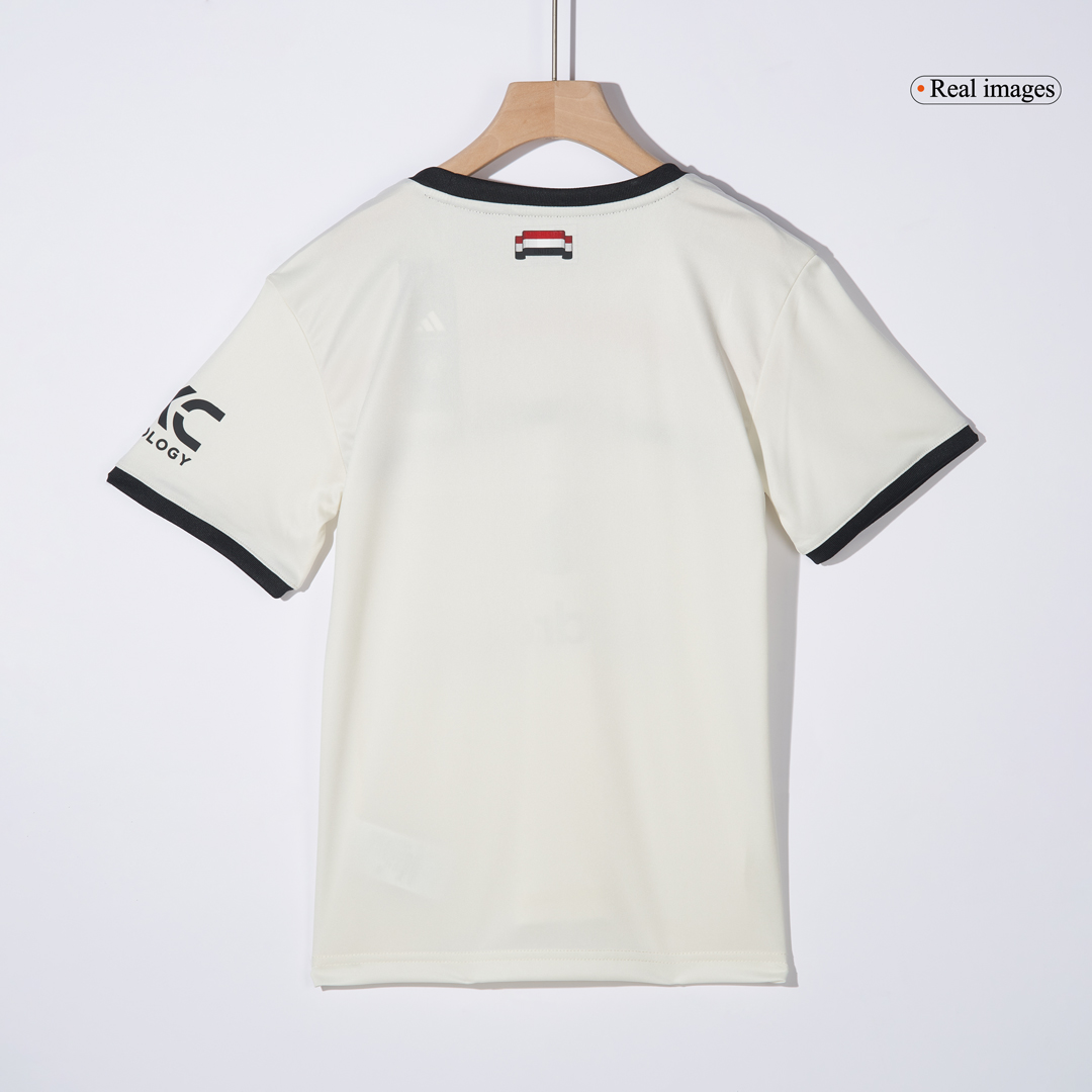Manchester United Third Away Kids Soccer Jerseys Kit 2024/25