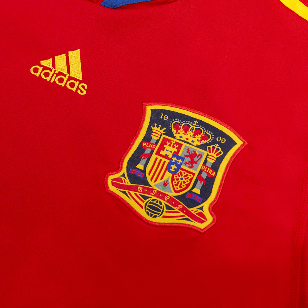 Vintage Soccer Jersey SILVA #21 Spain Home 2010