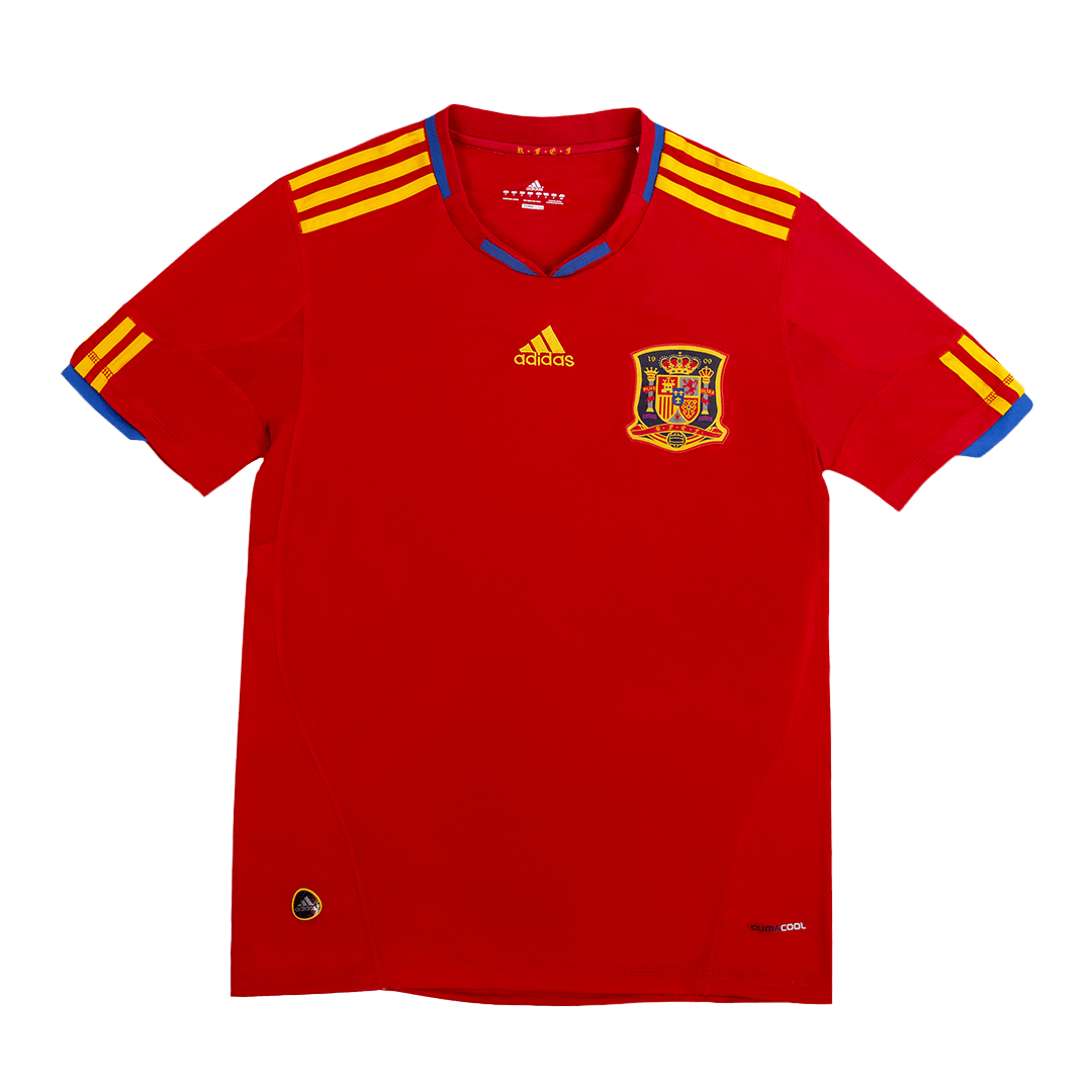 Vintage Soccer Jersey Spain Home 2010