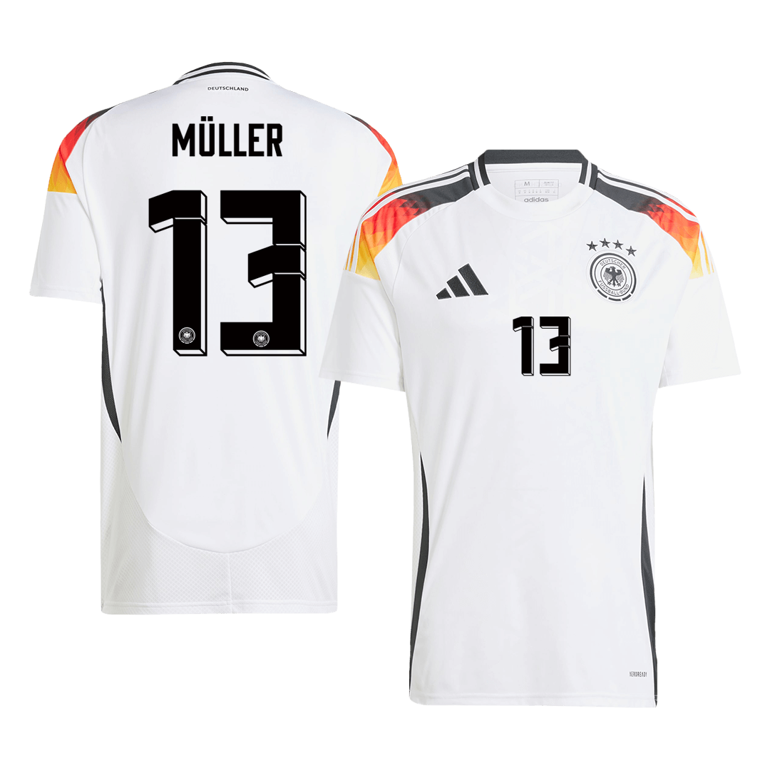 MÜLLER #13 Germany Home Soccer Jersey EURO 2024